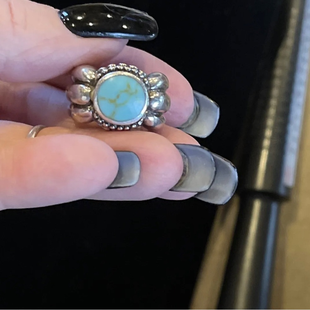 Sterling Turquoise Ring - Picture 5 of 8